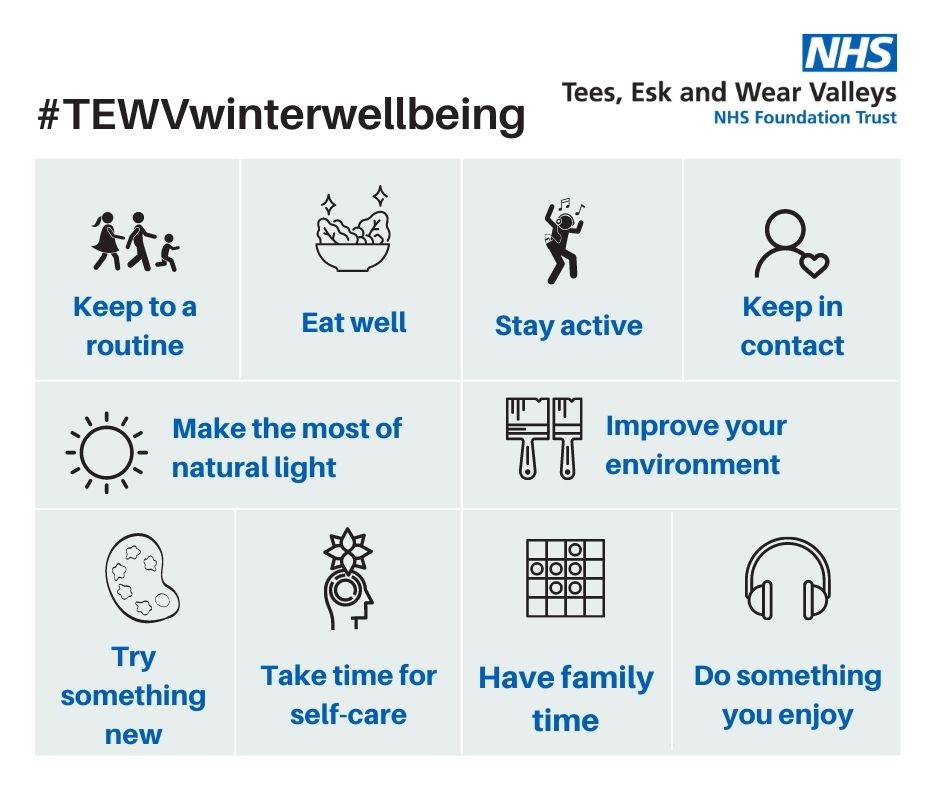 NHS Trust Issues Ten Tips For Better Mental Wellbeing - Hambleton Today